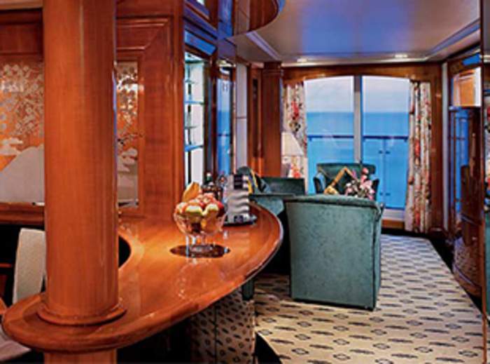 Norwegian Cruise Line Norwegian Spirit Accommodation Aft Facing Owner's Suite with Large Balcony.jpg